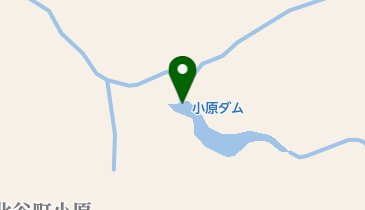 小原ダム (勝山市)の地図画像
