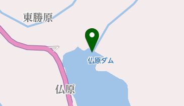 仏原ダムの地図画像