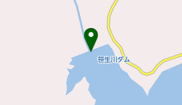 笹生川ダムの地図画像