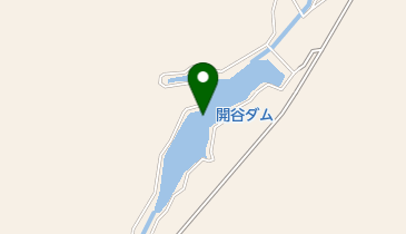 開谷ダムの地図画像