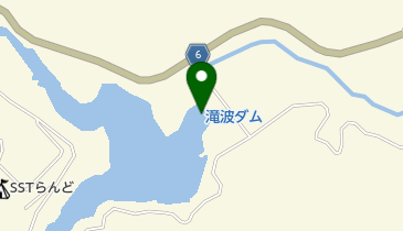 滝波ダムの地図画像
