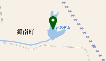 元名ダムの地図画像