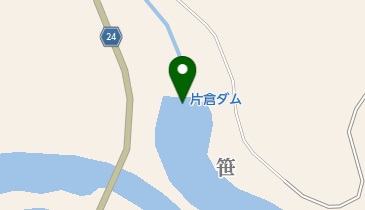 片倉ダムの地図画像
