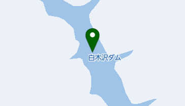 白木沢ダムの地図画像