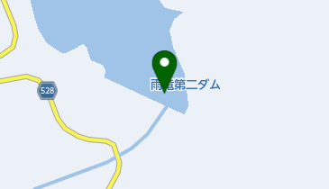 雨竜第二ダムの地図画像