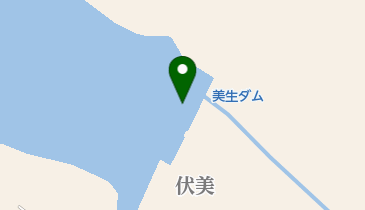 美生ダムの地図画像