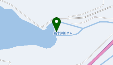 新十津川ダムの地図画像