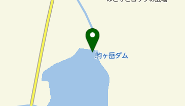 駒ヶ岳ダムの地図画像