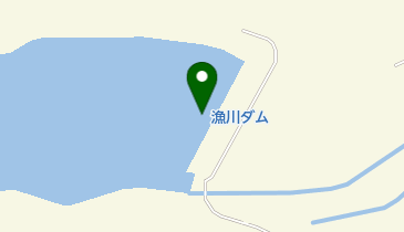 漁川ダムの地図画像