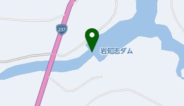 岩知志ダムの地図画像