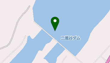 二風谷ダムの地図画像