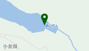 砥山ダムの地図画像