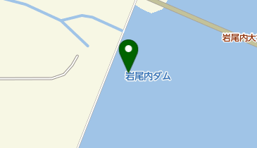 岩尾内ダムの地図画像