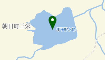 甲子ダムの地図画像
