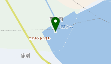 忠別ダム(忠別湖)の地図画像