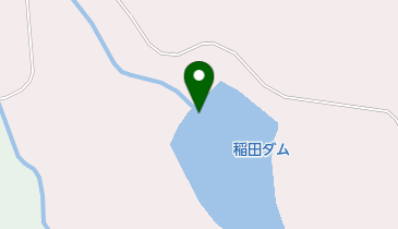稲田ダムの地図画像