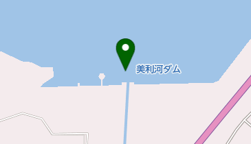 美利河ダムの地図画像