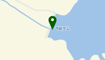 苫前ダムの地図画像