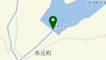 笹流ダムの地図画像