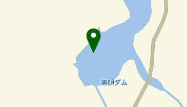 美唄ダムの地図画像