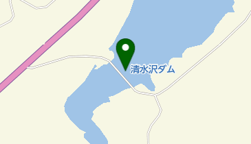 清水沢ダムの地図画像