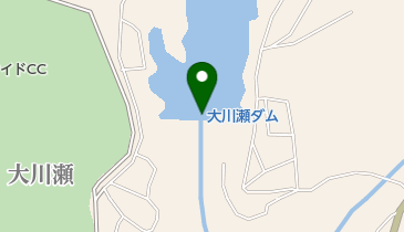 大川瀬ダムの地図画像