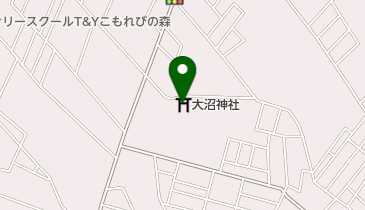大沼神社の地図画像
