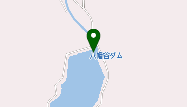 八幡谷ダムの地図画像