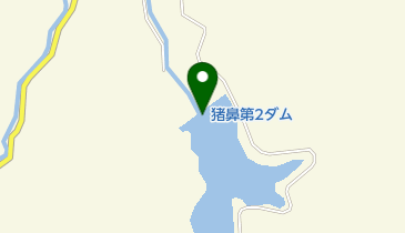 猪鼻第2ダムの地図画像