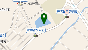 永井谷ダムの地図画像