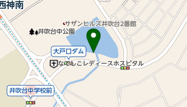 大戸口ダムの地図画像