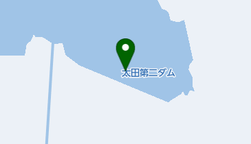 太田第二ダムの地図画像