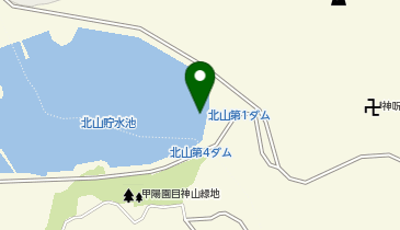 北山第1ダムの地図画像