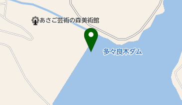 多々良木ダムの地図画像