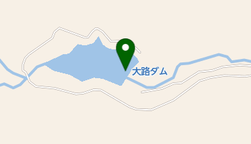 大路ダムの地図画像