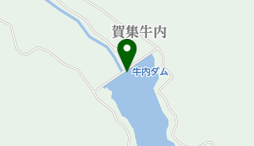 牛内ダムの地図画像