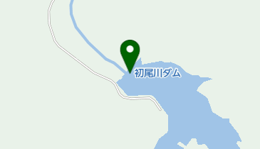 初尾川ダムの地図画像