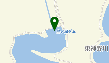 島ノ瀬ダムの地図画像