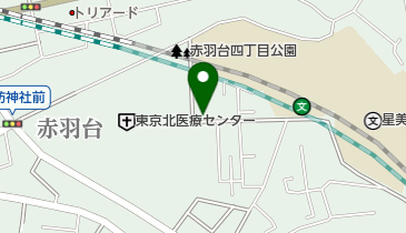 ゆりの木薬局 赤羽台店の地図画像