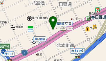 Audi(アウディ) 神戸の地図画像