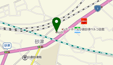 Audi(アウディ) 北九州の地図画像