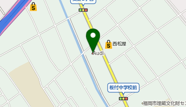 Audi(アウディ) 板付の地図画像