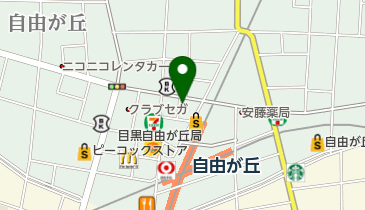 稲毛屋 自由が丘 kitchen(キッチン)の地図画像