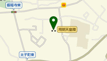 用明天皇陵の地図画像