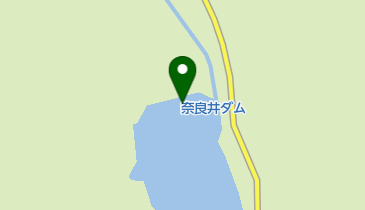 奈良井ダムの地図画像