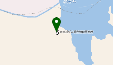 小渋ダムの地図画像