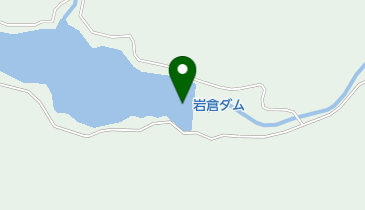 岩倉ダムの地図画像