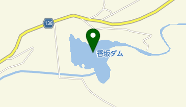 香坂ダムの地図画像