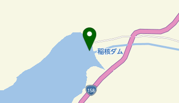 稲核ダムの地図画像