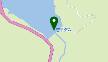 菅平ダムの地図画像